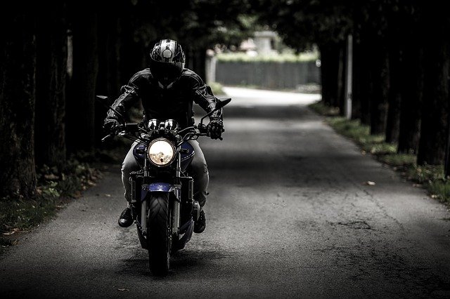 motorcycle grayscale