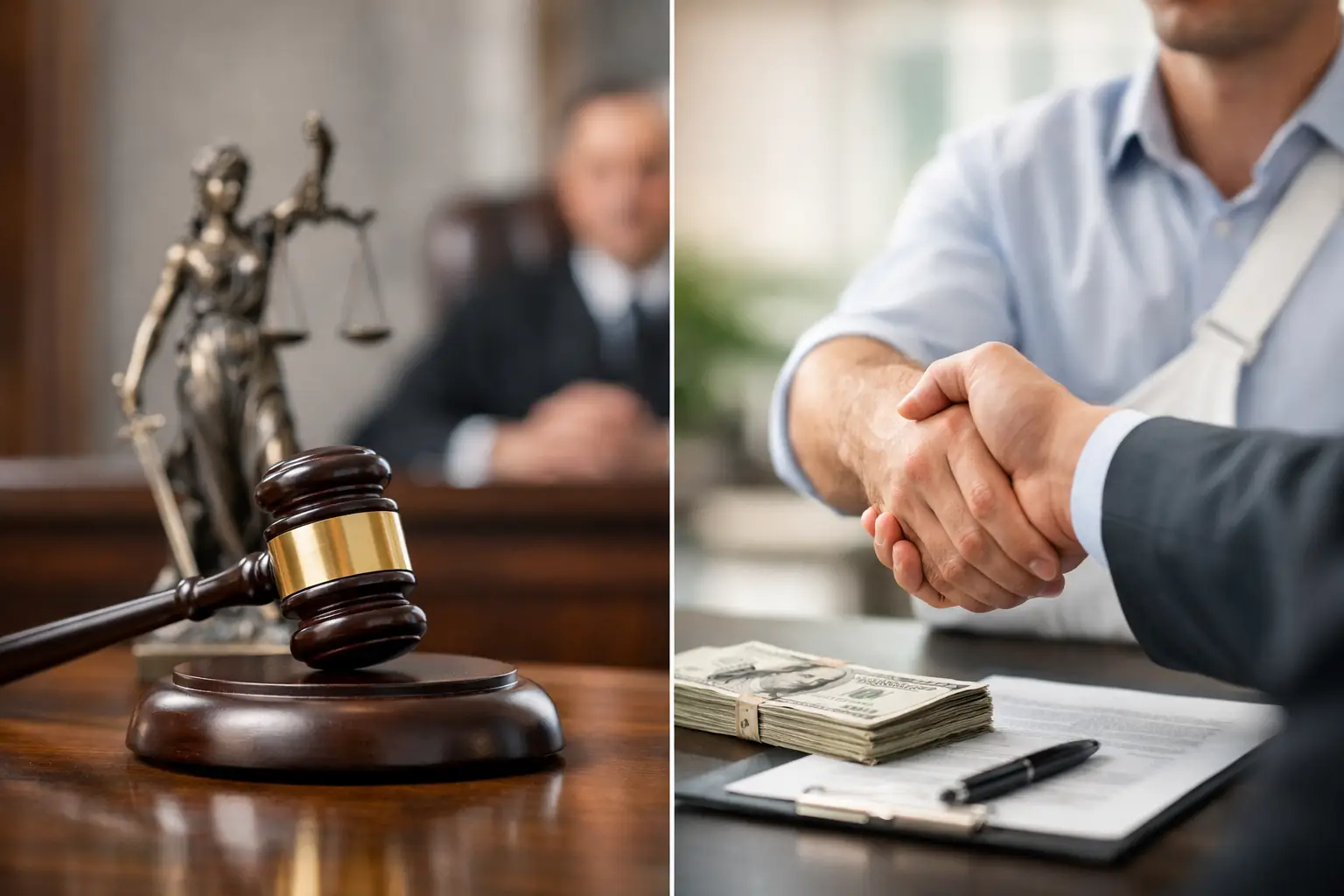 Featured image for “Personal Injury Lawsuit Versus Settlement”